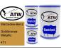 Preview: Mercedes-Benz, Goldbronze Metallic, 471: 500ml Lackdose + 500ml Klarlack + 250ml Härter - Set, von ATW Autoteile West.